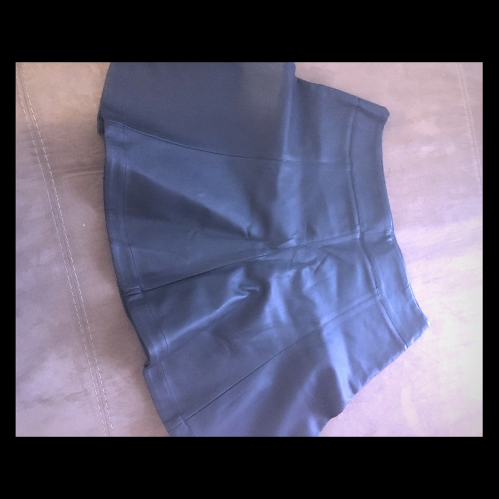 Leather skirt